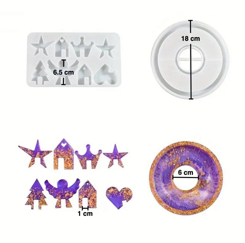 Kit bricolage: Giessform Silikonform Teller Ring mit Dekostecker – Nuovo e nell'imballaggio originale da Kaltbrunn venduto da schere-stein-papier 1
