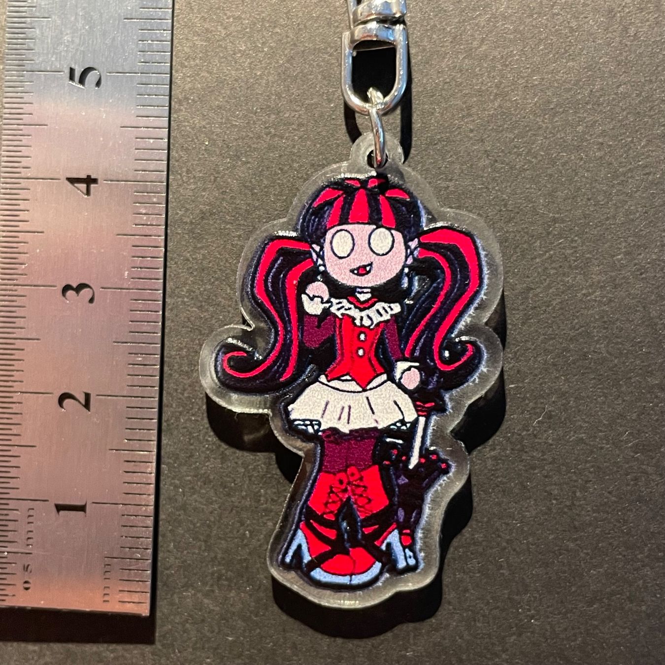Bambole: NEU/RAR: Monster High Draculaura keychain comic style – Nuovo e nell'imballaggio originale da Bellach venduto da Dreamer2501