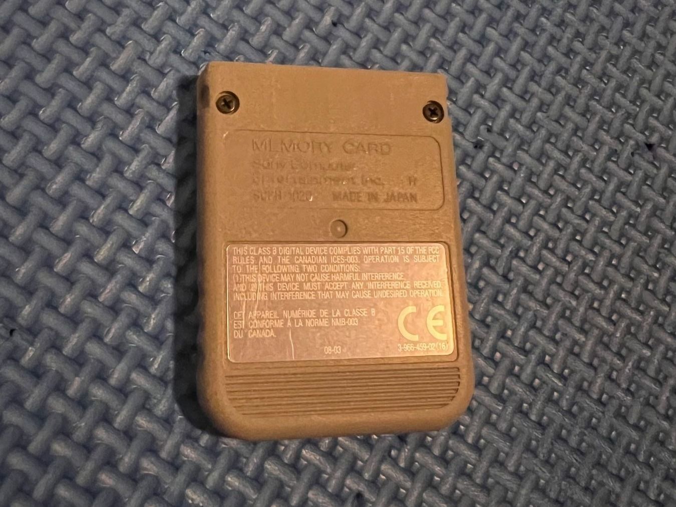 Sony Memory Units & Memory Cards: Original Memory Card Playstation 1 / PS1 – Gebraucht aus Gossau SG von  1