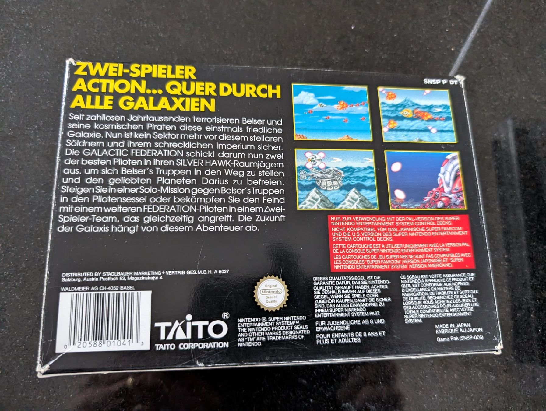 Nintendo Giochi: DARIUS TWIN (PAL) - SUPER NINTENDO – Usato da Spiegel b. Bern venduto da Natix 1