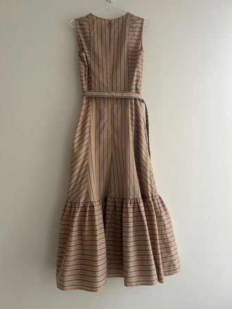Beautiful maxi striped summer dress Akris Punto