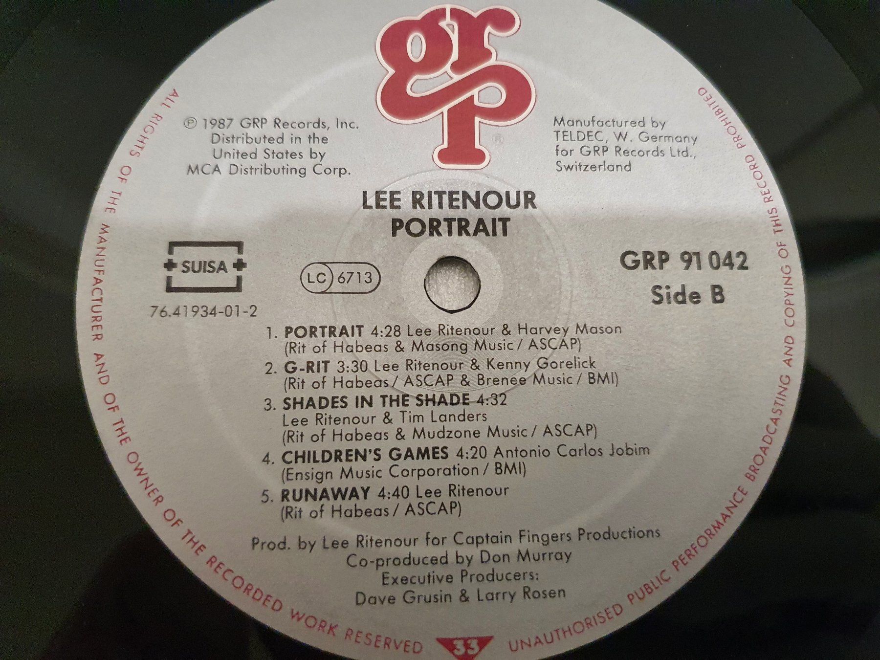 Dischi in vinile: Lee Ritenour – Portrait – Usato da Uster venduto da Vinyl-Leidenschaft 5