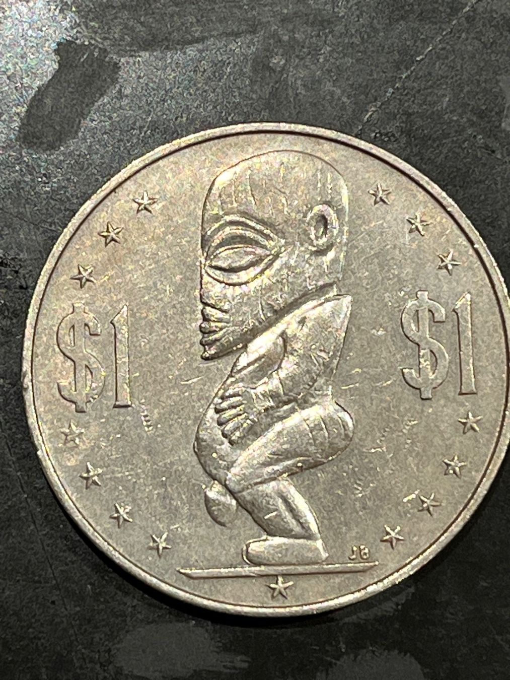Tutti le monete: Cook Islands 1$ 1974 – Usato da Rüti ZH venduto da Walti0