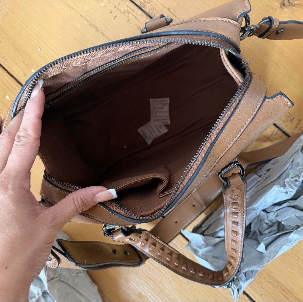 Borse da donna: Braune Handtasche / Neu – Nuovo e nell'imballaggio originale da Zeiningen venduto da leaseraina 2