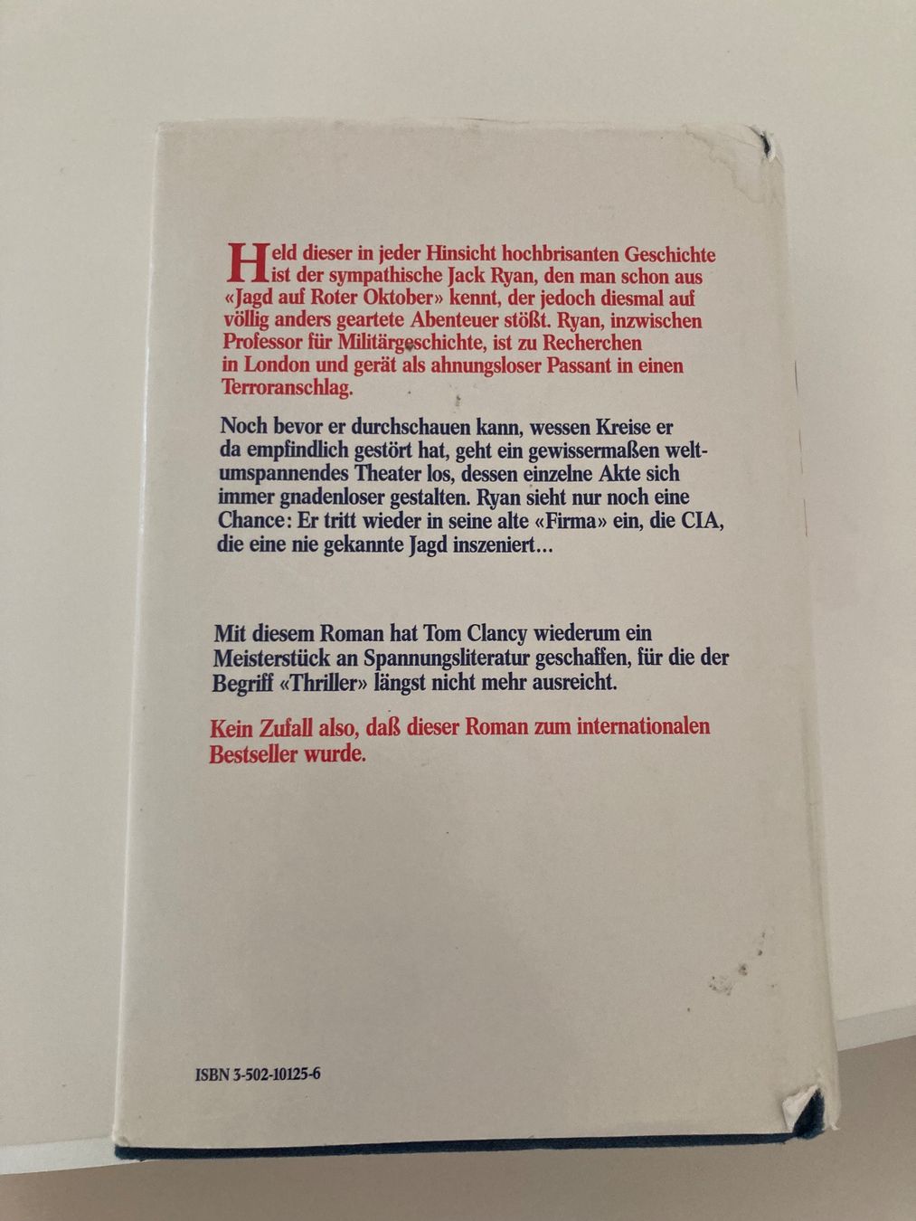 Libri: Tom Clancy: Die Stunde der Patrioten – Usato da Zürich venduto da aur_ydw6 1