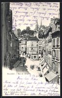 AK Neuchatel, Rue de l'Hopital, 1903