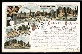 Litho Ganzsache PP11 D18 /03: Stuttgart,