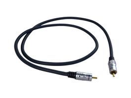 Cinch Composite Kabel Profigold vergoldet 1m - Guter Zustand