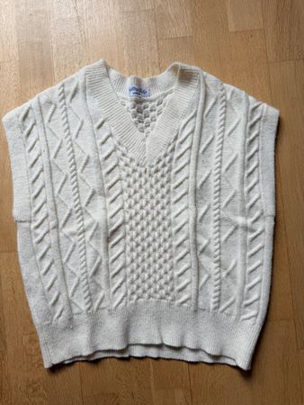 Strickweste Panettone Studio creme weiss sehr guter Zustand