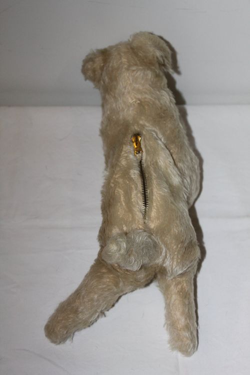 Steiff vintage Plüsch Hund mit Staufach 3