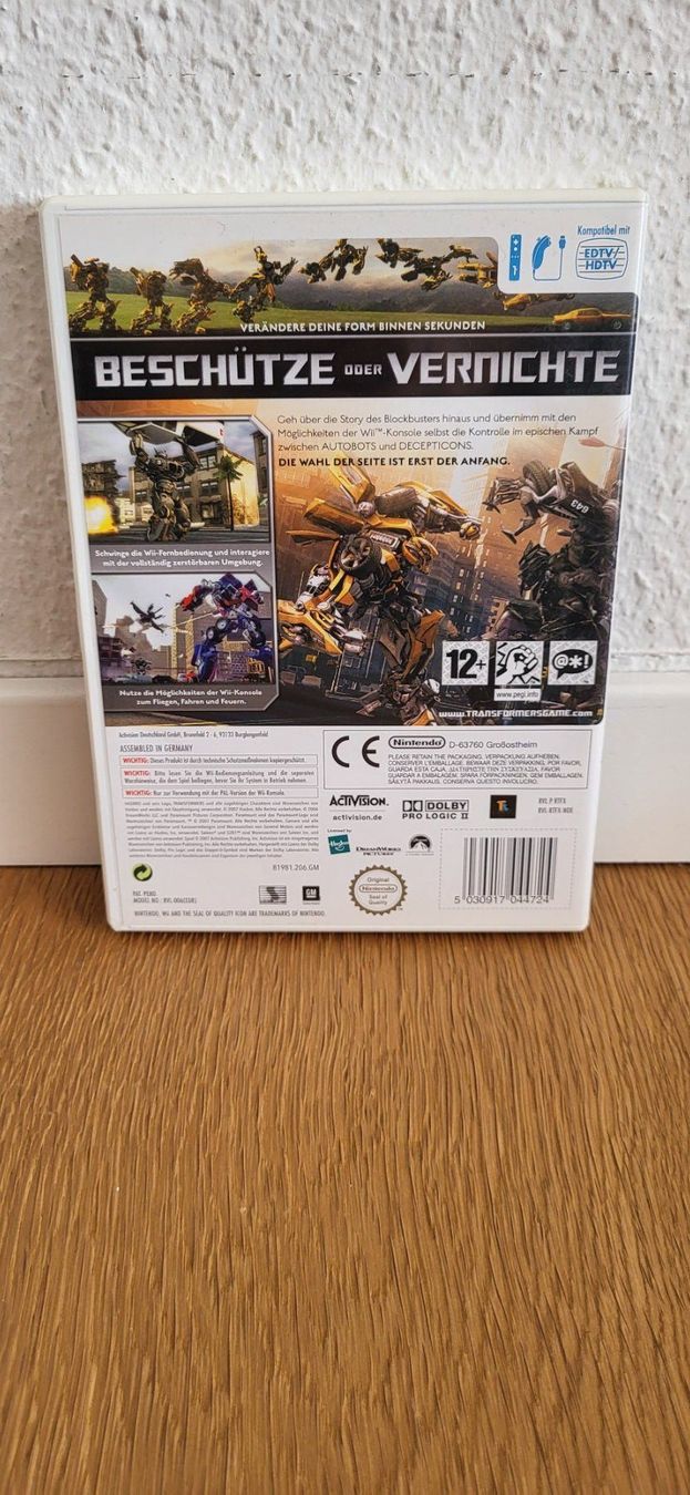 Microsoft Giochi: Wii - Transformers The Game – Usato da Münsingen venduto da DigitaleSpielecke 1