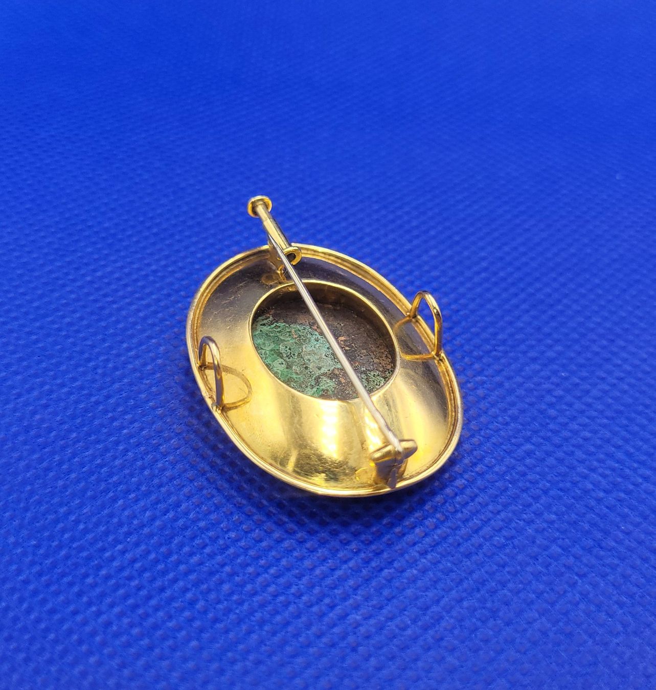 Spille & Fermagli: Massive 18 Karat 750 Gold Brosche Mit Stein – Usato da Wald ZH venduto da Aniade 4