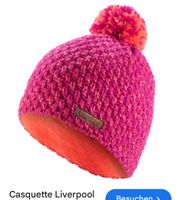 Mütze von WEDZE pink orange Fleece gefüttert - Lauftraining
