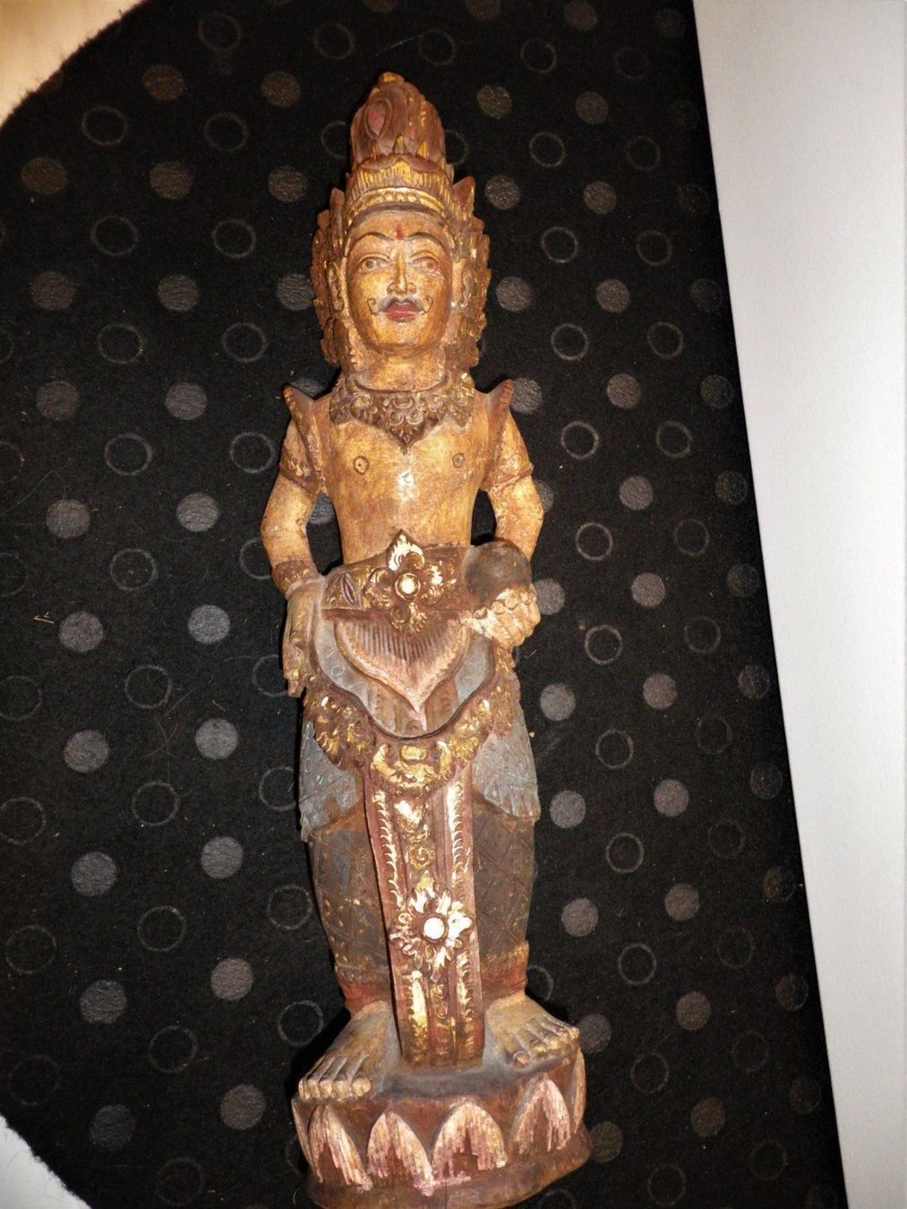 Figuren: Asiatische Holzfigur Verm. Bali – Gebraucht aus Reinach BL von Annodomini