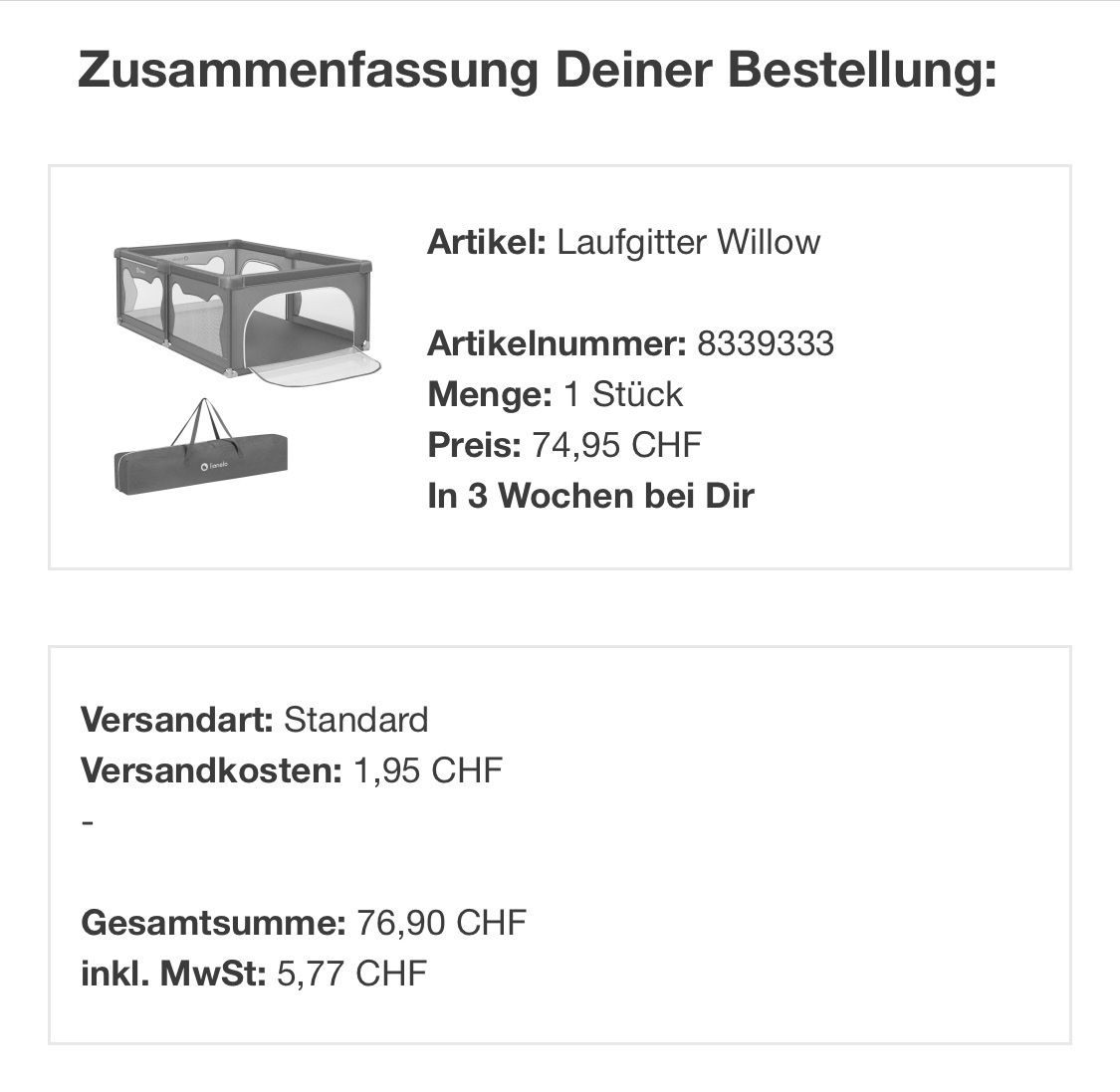 Lionelo Lauf- & Sicherungsgitter: Laufgitter Willow Lionelo Grau – Neu (gemäss Beschreibung) aus Oberwil-Lieli von FuxRa95 1