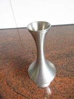 Zinn Vase, 95%, 13.5 cm, schlichte Eleganz, antik
