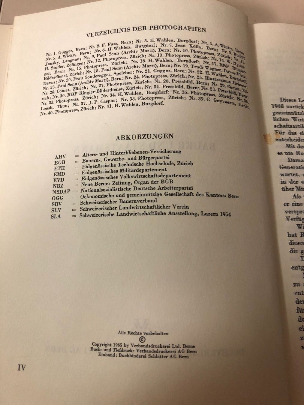 Libri: Bundesrat R.Minger- Buch 1965 – Usato da Brügg BE venduto da doppelsalchow 2