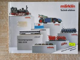 Märklin gesamtkatalog 1992 /93 