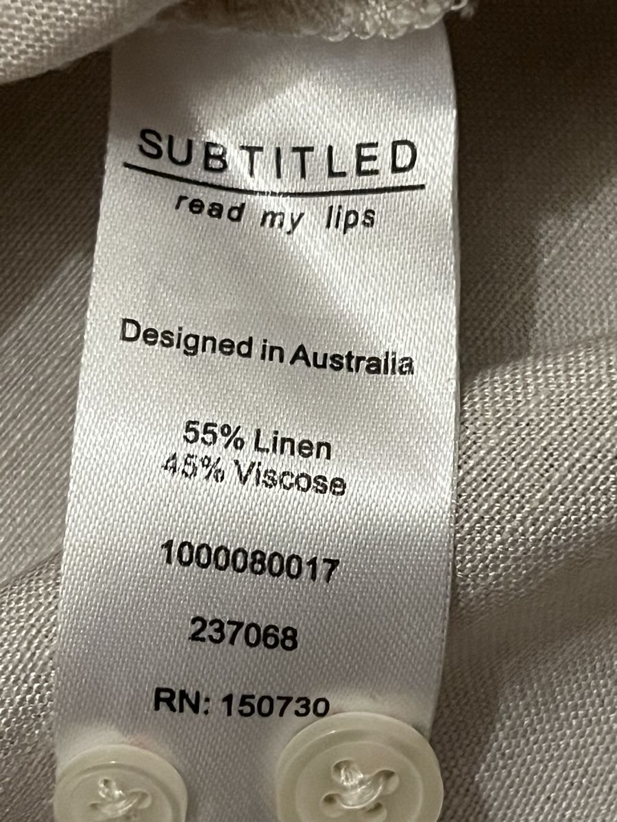 Camicie: Chemise en lin SUBTITLED – Usato da Lausanne venduto da micou47 3