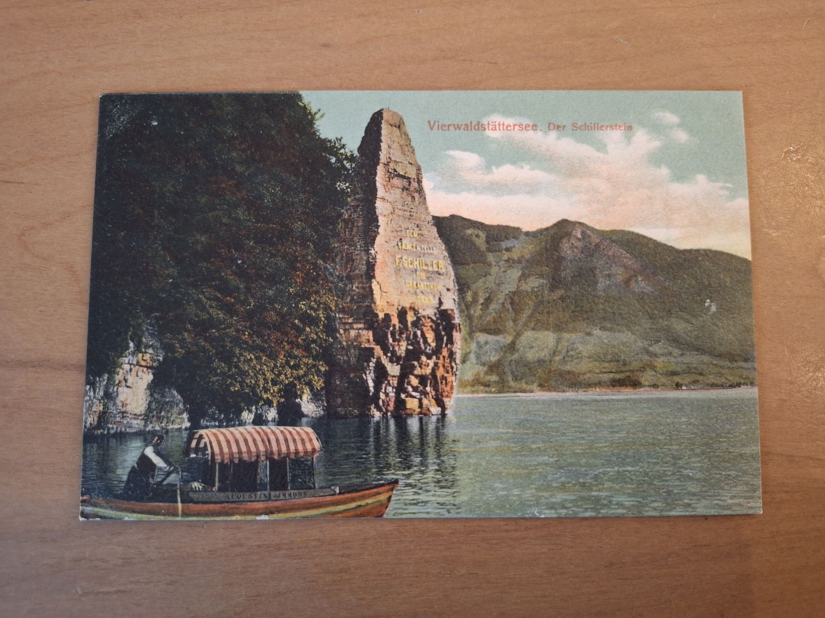 Cartoline postali: Vierwaldstättersee Schillerstein – Usato da Sargans venduto da nicsam1815