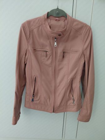 giubbino in eco pelle in ottime condizioni