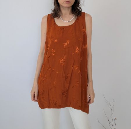 Milieu Trägerkleid Damen Grösse L 100% Viscose 