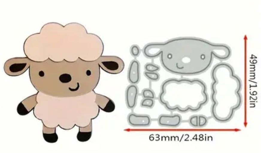 Schablonen: Hoftiere Kuh, Pferd, Schaf   - Stanzschablonen – Neu und originalverpackt aus Frenkendorf von jazzplatten 1