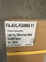 Original Actiforce Kabelwanne SWING 1200 in Schwarz