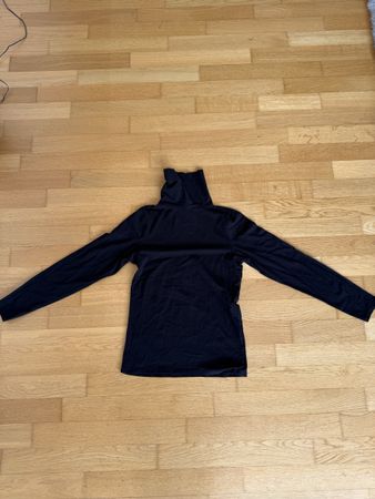 Schwarzer Rollkragenpullover Chicorée S