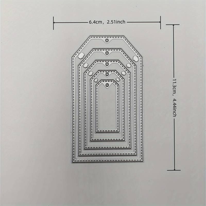 Sciablone: Geschenkanhänger Set 5 Grössen - Stanzschablonen – Nuovo e nell'imballaggio originale da Frenkendorf venduto da jazzplatten 1