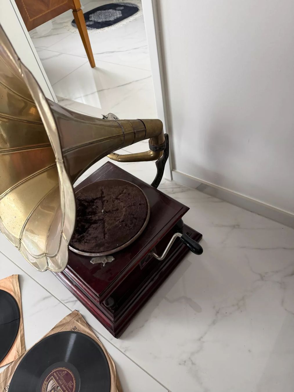 Giradischi: Antikes Trichtergrammophon – Usato da Schenkon venduto da Fastforward
