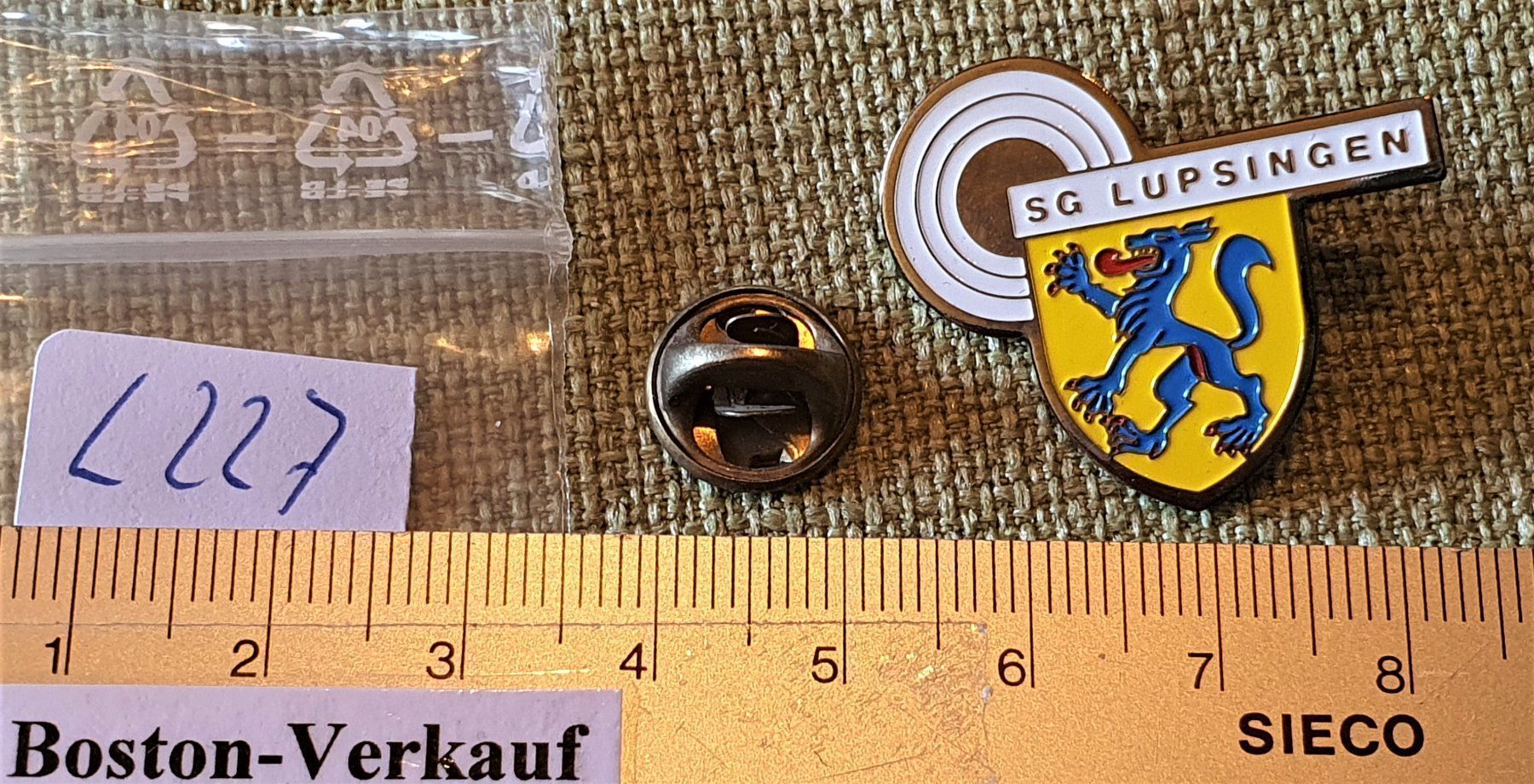 Medaglie: L227 - Pin Schützen SG Lupsingen – Usato da Reinach BL venduto da Boston-Verkauf 1