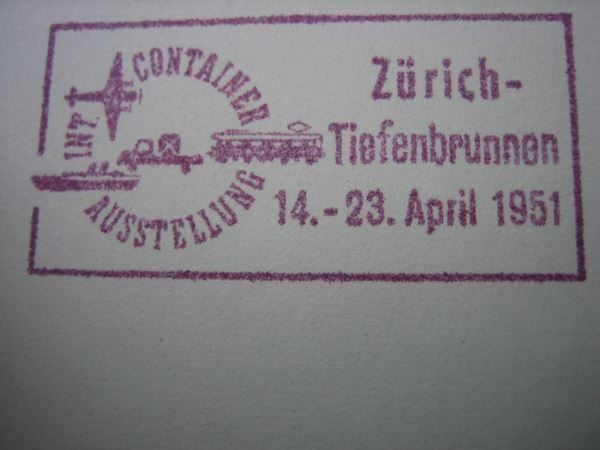Tutti i francobolli: Container Ausstellung - 4er-Block à 0.10 – Usato da Zürich venduto da Ralfli 1