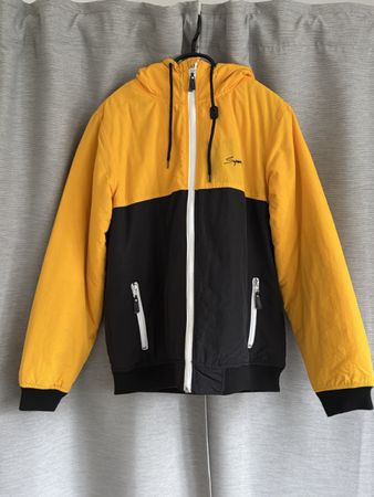 Supercrew Jacke, Grösse M, Gelb/Schwarz, Herren,Top Zustand!