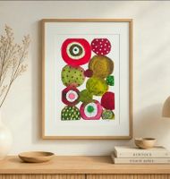Aquarell Print Abstrakt - 14.5 x 20.5cm