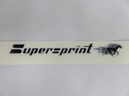 Supersprint Sticker Auspuff Nero