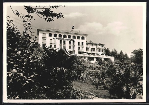 Ansichtskarten: AK Ascona, Hotel Ascona, 1940 – Gebraucht aus Berlin von bartko-reher