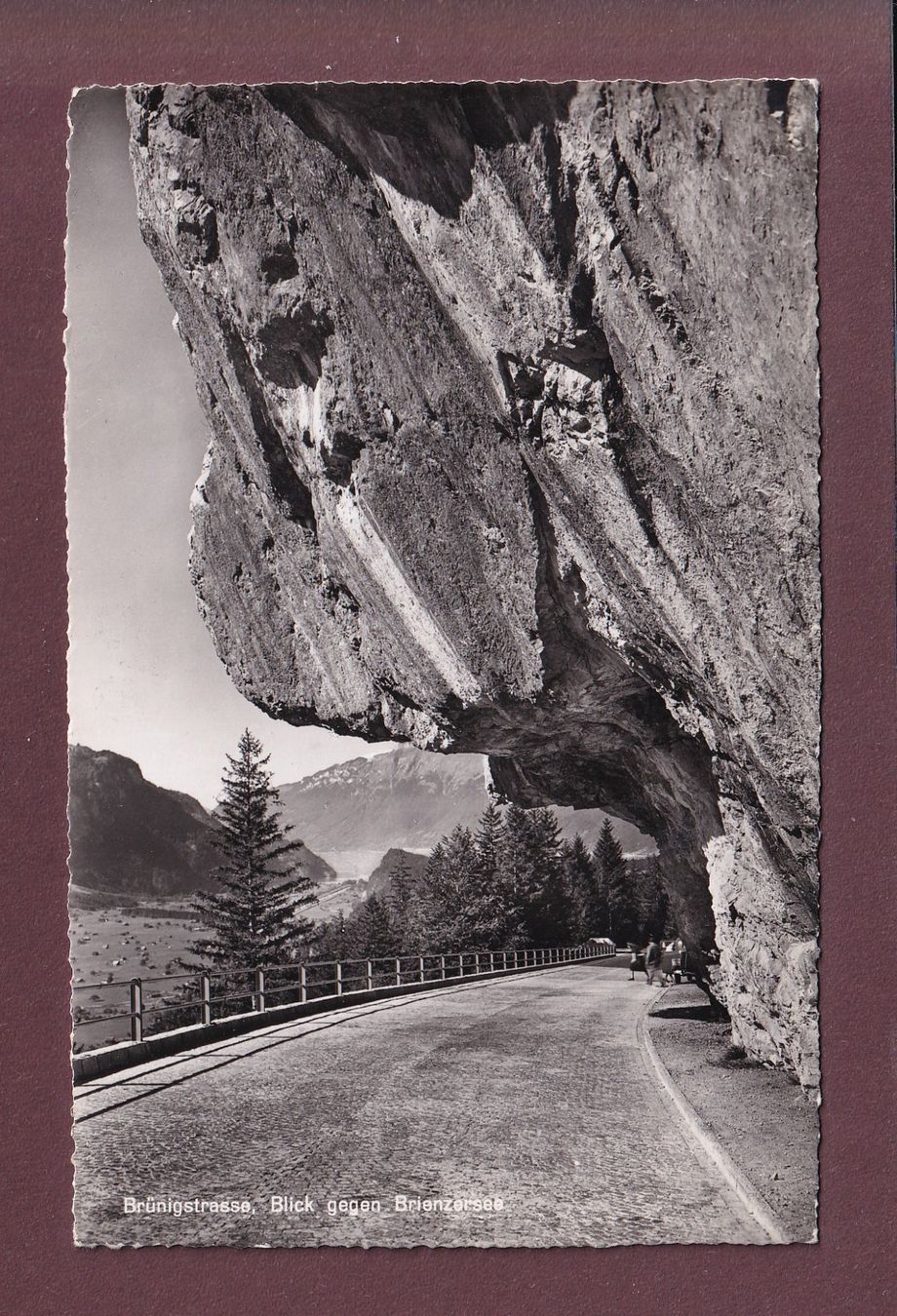 Cartoline postali: BRÜNIGSTRASSE - 1954 – Usato da Pully venduto da nicecards