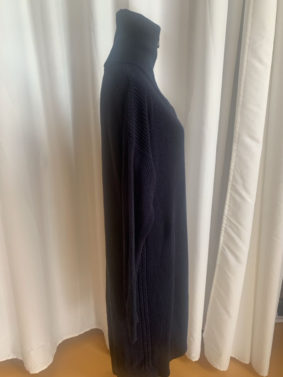 Tommy Hilfiger Kleider: Tommy Hilfiger Pullover Kleid dunkelblau Grösse L – Gebraucht aus Rain von 11. 3