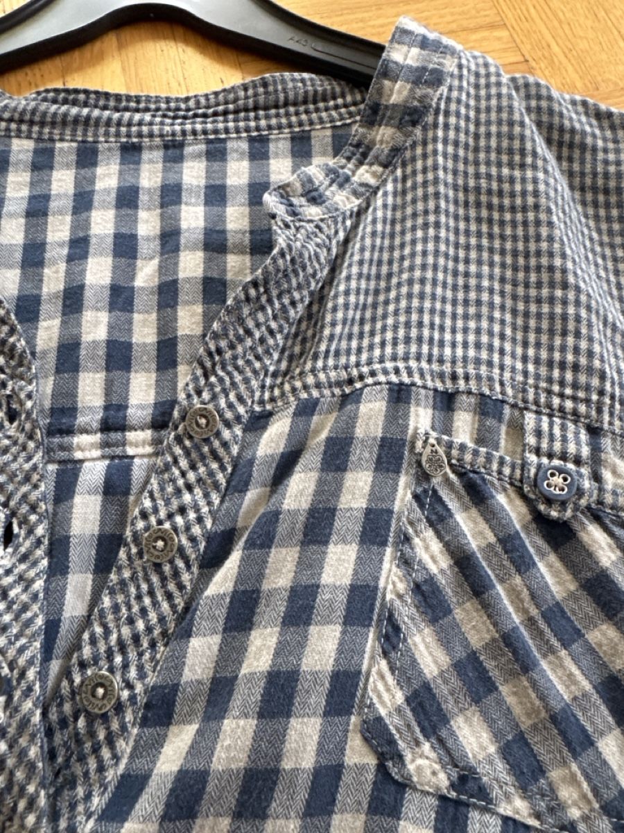 Nile Camicette: Nile Checkered Cotton Blouse M – Usato da Fällanden venduto da emilyeheim 5