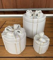 3 dekorative Porzellandosen