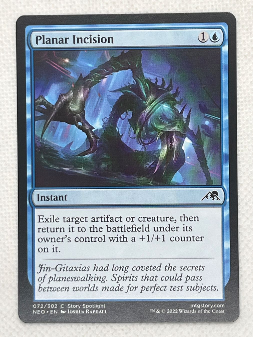 Magic The Gathering Carte collezionabili: MTG Planar Incision NEO 072 Englisch Common – Usato da Hinterkappelen venduto da Kim1992