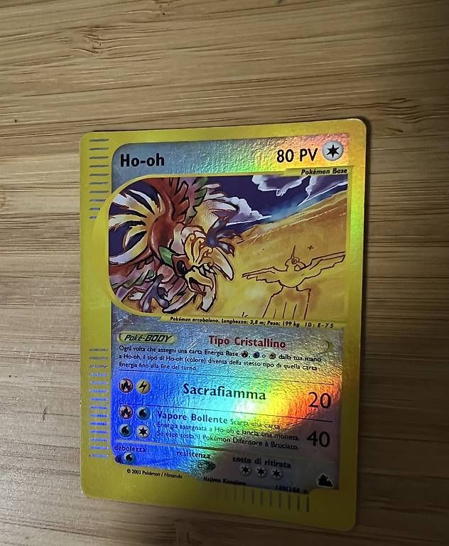 Carte collezionabili: Ho-oh reverse holo skyridge – Usato da Tenero venduto da Alex_Guillermo_Brito 2