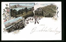 Litho Rigi, Rigi-Kaltbad, Schnurtobelbr