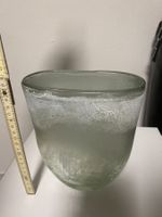 Grosse Vase, Kunstvolle Verarbeitung, Unikat, Splitter-Look