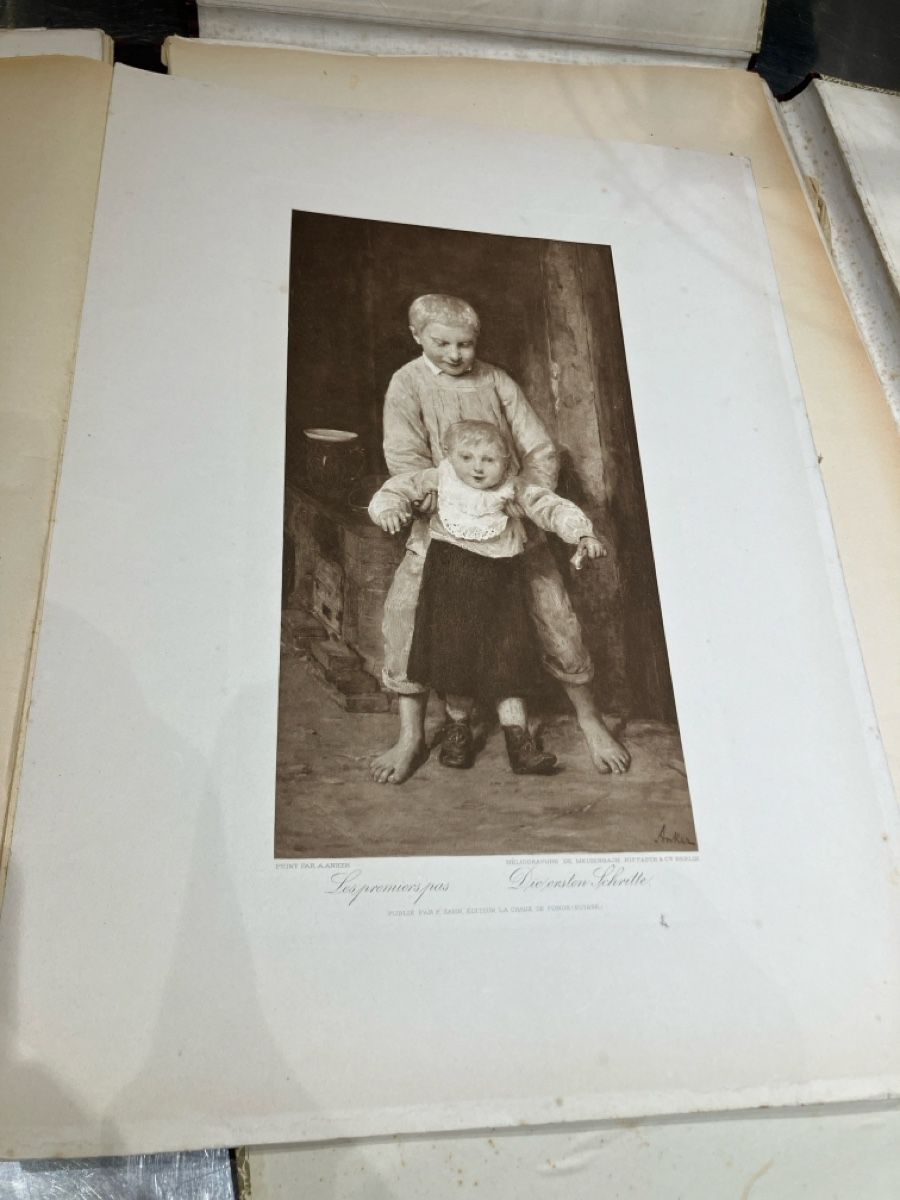 Arts picturaux & lithographies: Albert Anker, collection lithographies – D'occasion à La Neuveville par Canelle4 5