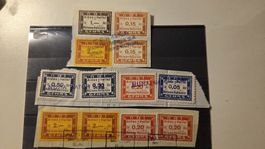 Lot Gebühren Marken Aidez Helft Réclame Nationale G.F.H.M.S