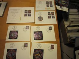 PP 1968 FDC Serie und einzeln auf Spezialbriefe
