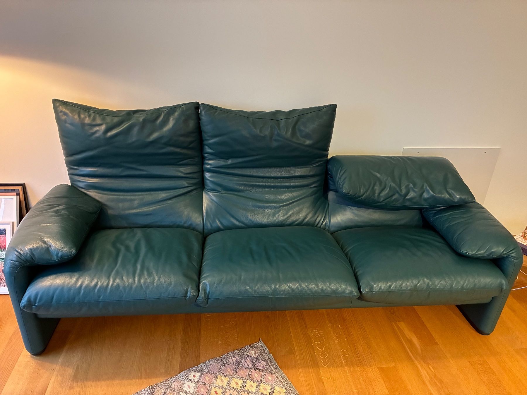 Cassina Divani: Maralunga Sofa von Cassina aus Leder – Usato da Zürich venduto da jos_tw7d