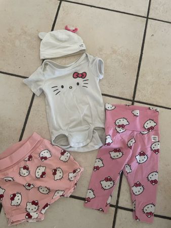 H&M Hello Kitty Sommer Set Gr. 62  4-teilig